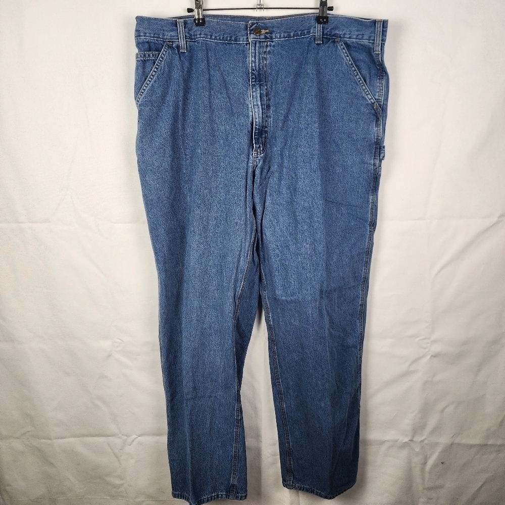 Carhartt Men's Denim Relaxed Fit Men's Cargo‎ Pants SIZE 42X34